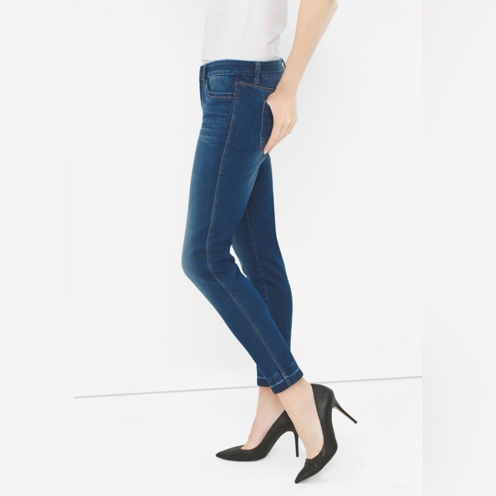 White House Black Market Release Hem Skimmer Jeans - Picture 2 of 5